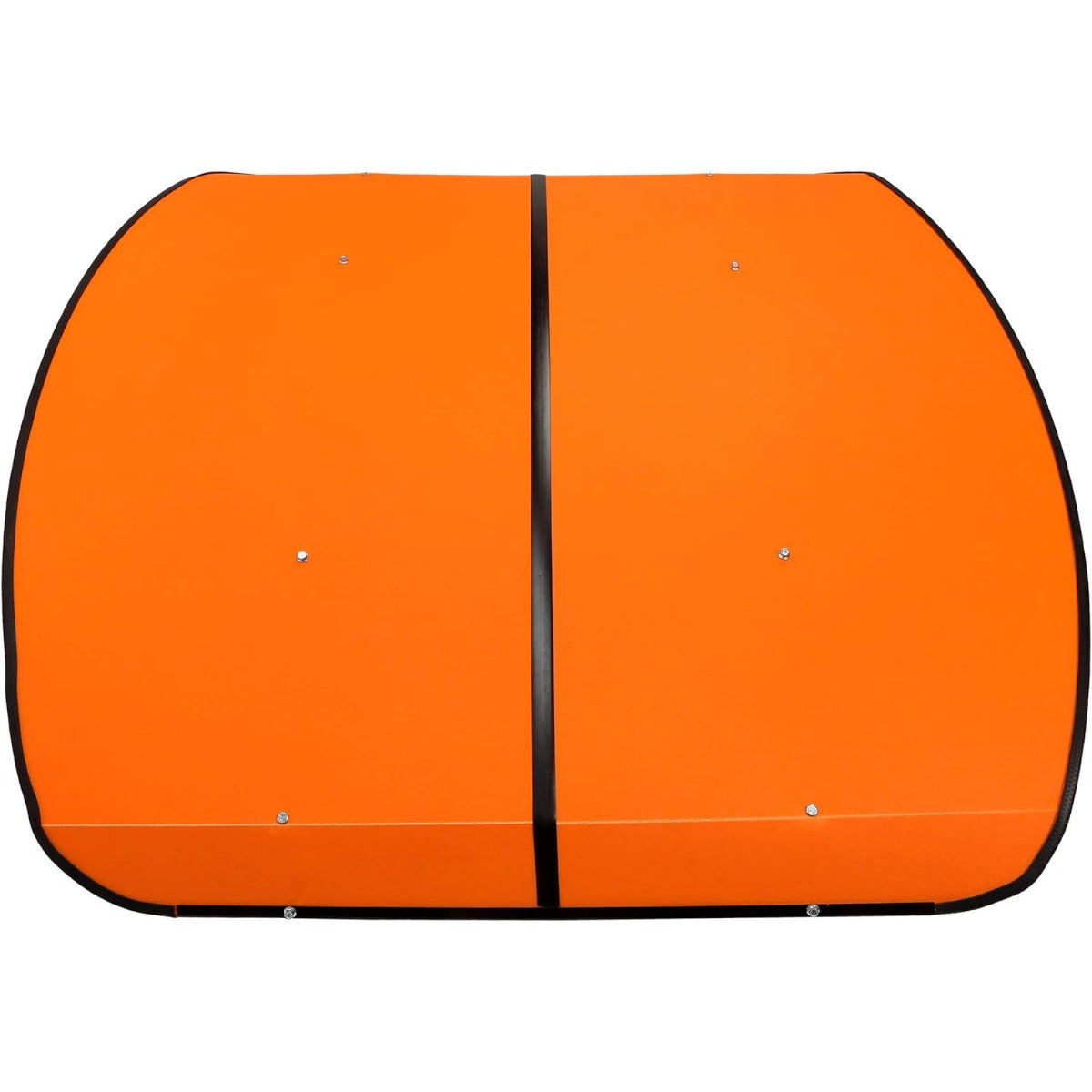 Orange Tractor Canopy Compatible with All ROPS 48-3/8 Inches X 48-3/8 Inches Equipped Tractors and Mowers with a 2 Inches x 2 Inches or 2 Inches x 3 Inches ROPS (Will Add About 4 Inches to The Height of The Tractor) LYJD-031S-2