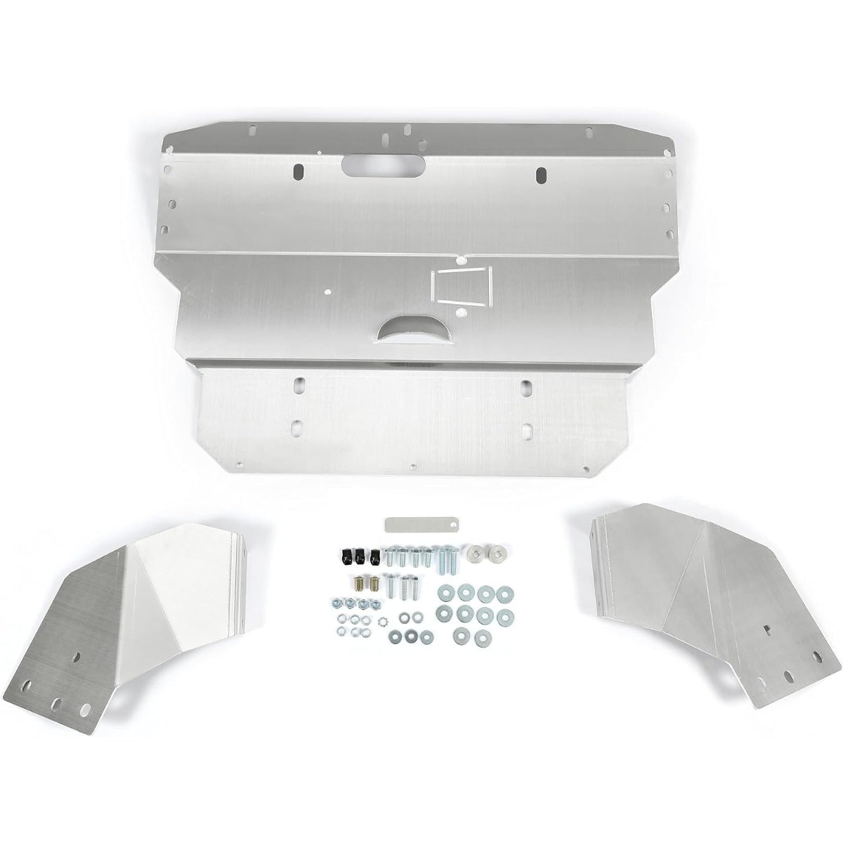 Skid Plate Silver Compatible with 1996-2008 Audi A4 S4 B5 B6 B7 Aluminum