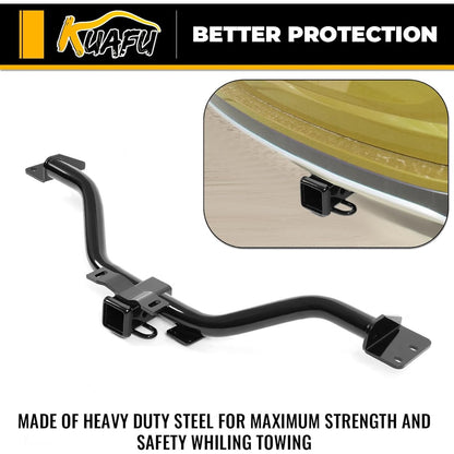Class 3 2'' Trailer Hitch Compatible with 2008-2017 Buick Enclave 2009-2017 Chevrolet Traverse 2007-2017 GMC Acadia Limited 2007-2009 Saturn Outlook Replacement for 44569 51083 13424 75528