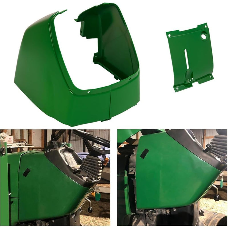 Hood Cowl Set Compatible with John Deere 4200 4300 4400 4500 4600 4700 Replacement For LVU12349 LVU10567 M127452