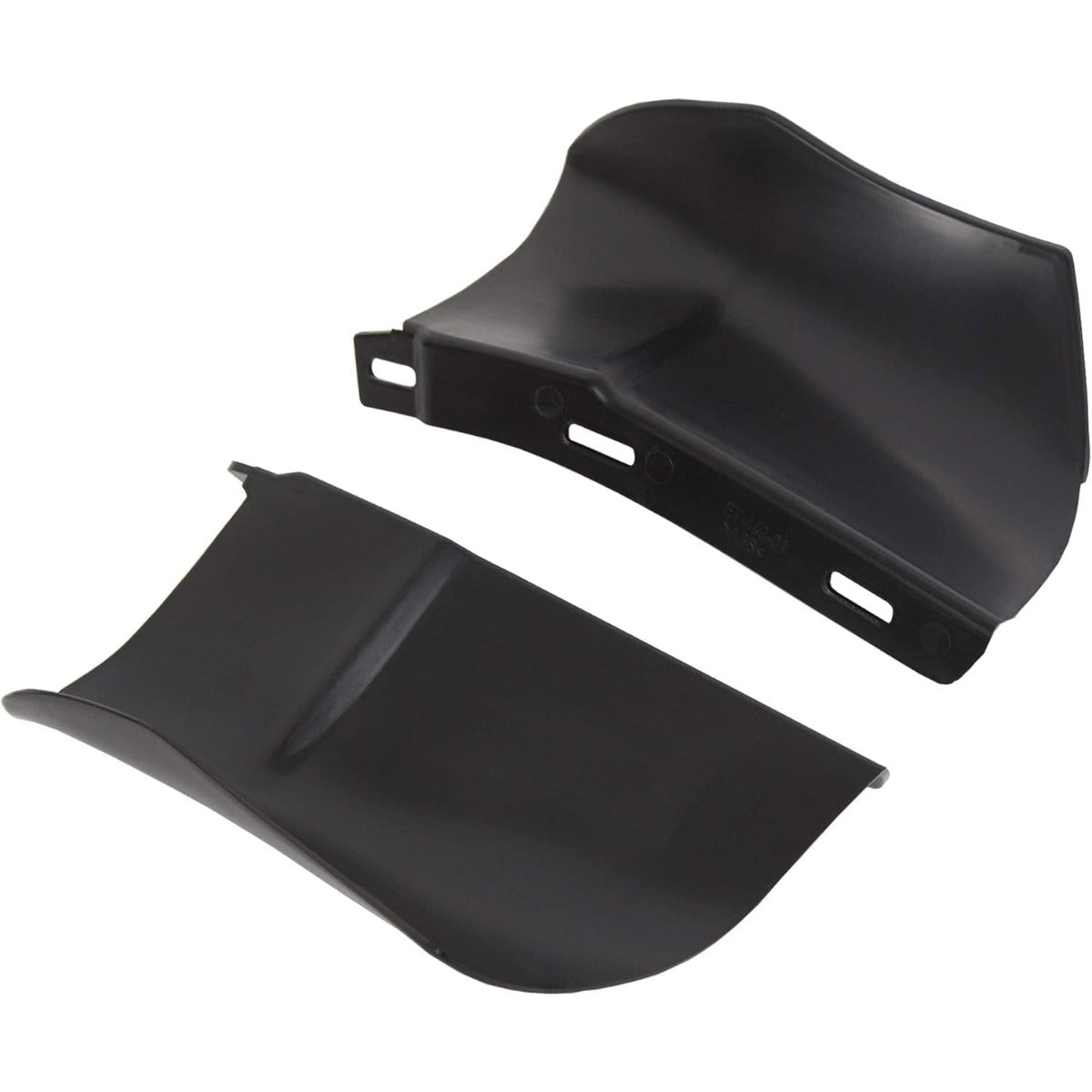 ECOTRIC Rear Bumper Quarter Panel Fillers Kit Compatible with 1986-1990 Chevy Caprice/Impala ABS plastic Black