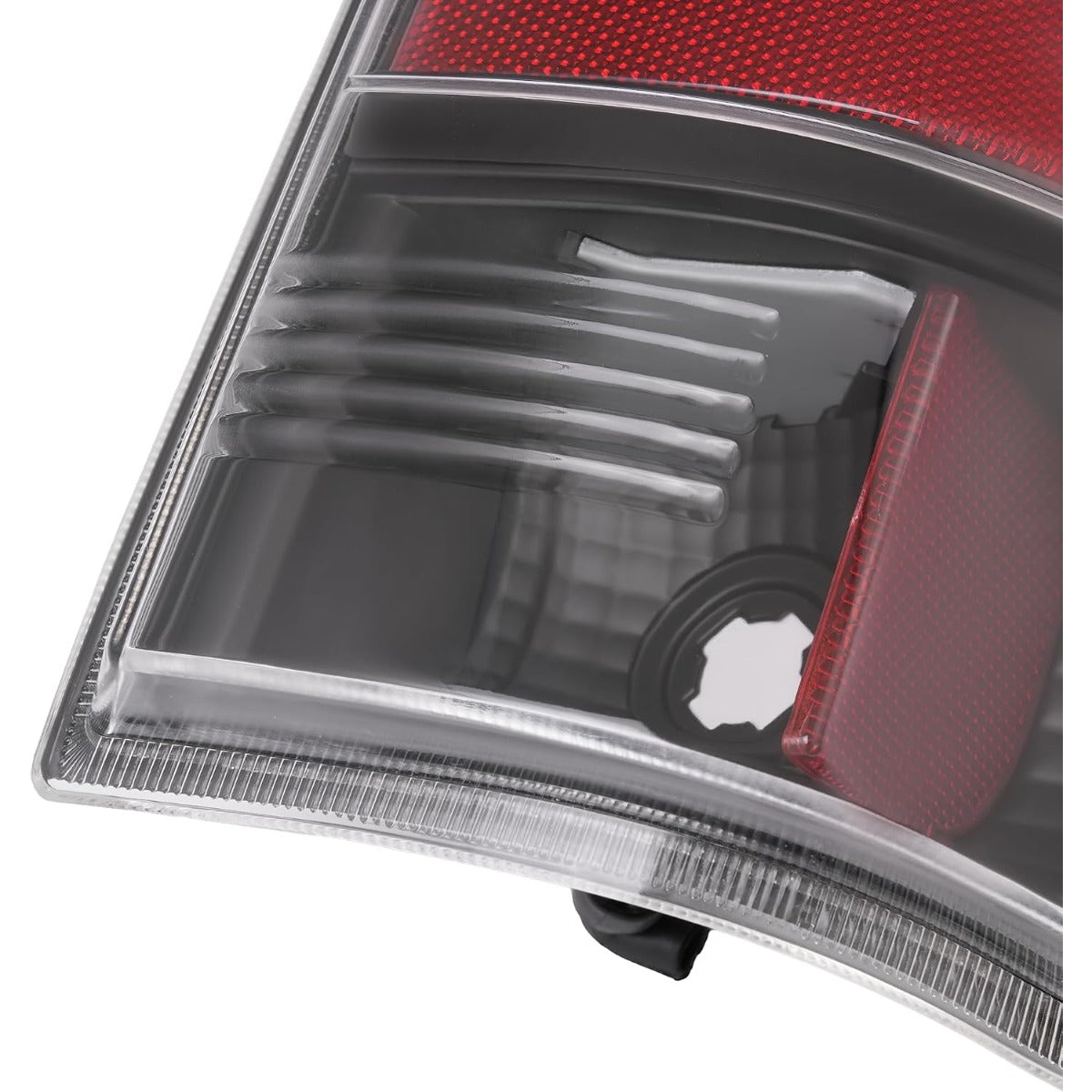 KUAFU Tail Light Pair Compatible with 2008-2016 Ford F-250 F-350 F-450 F-550 Super Duty Rear Lamp L&R W/LED Tube Bar W/O Halogens Bulbs (Clear Lens+Black Housing) Replacement for 7C3Z13404A 7C3Z13405A