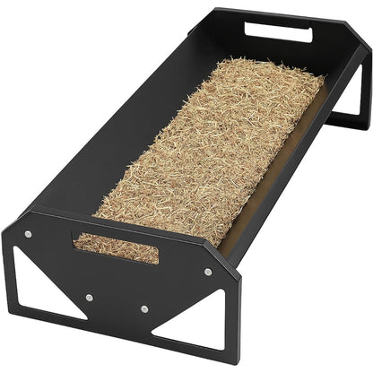 ECOTRIC 22 Gallon Livestock Feeder, 45" Length for 10Sheeps Once, Feeder