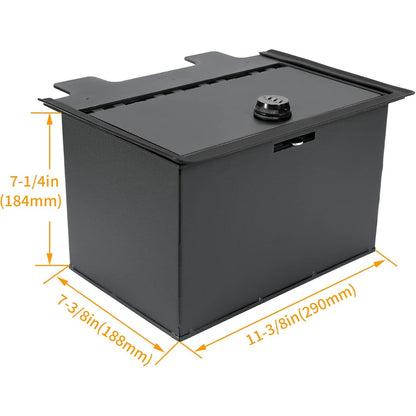 KUAFU Center Console Safe Gun Box Compatible with 2019-2023 Chevy Chevrolet Silverado GMC Sierra 1500 2500 3500 Replacement for 84081567 Console Organizer Locking Storage with 3-Digit Combo Password