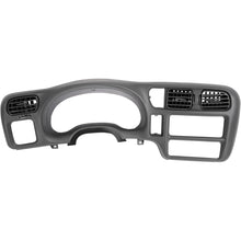 Dash Trim Bezel Cover Compatible with 1998-2004 Checy Chevrolet S10/ Blazer GMC Jimmy Paint ABS Plastic Grey Center Console Radio Dashboard Panel Instrument Replacement Lid(Fit Single Din Only)