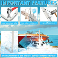 Load image into Gallery viewer, Kojem Boat Trailer Guide Poles for Ski Boat, Fishing Boat, Sailboat, Kayak, Canoe (Size and Color Selected) LYOM-084-2
