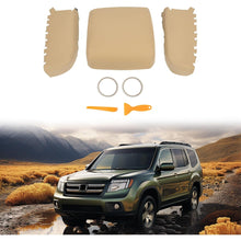 KUAFU Center Console Armrest Cover & Door Armrest Cover Compatible with 2009-2015 Honda Pilot Console Lid Cover Front Door Panel Armrest Cover - Beige