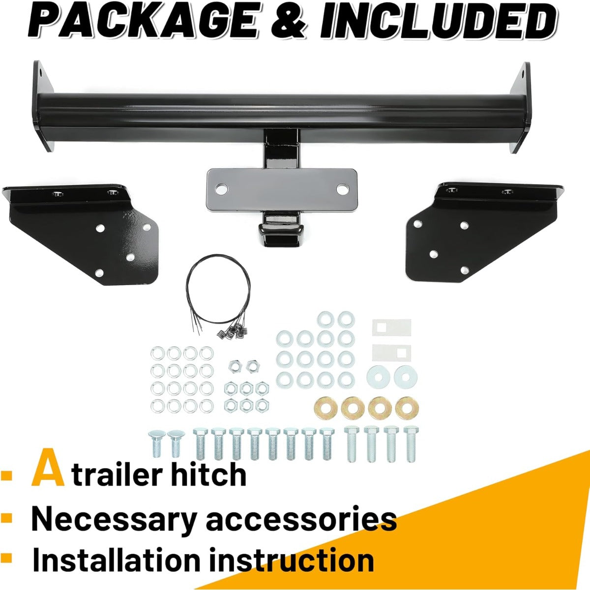 Kojem Trailer Hitch Compatible with 2016-2023 Tacoma 2" Receiver Tow Hitch