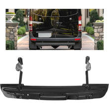 KUAFU Rear Bumper Step Running Board Compatible with 2007-2018 Mercedes Benz Dodge Sprinter W906 2007-2018 Sprinter 2500 3500 Bumper Step Pad Cover Steel Powder Coated Black