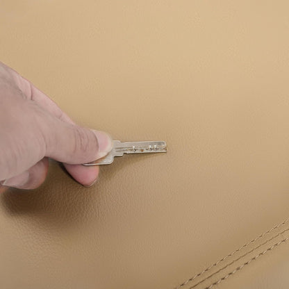 KUAFU Center Console Armrest Cover & Door Armrest Cover Compatible with 2009-2015 Honda Pilot Console Lid Cover Front Door Panel Armrest Cover - Beige