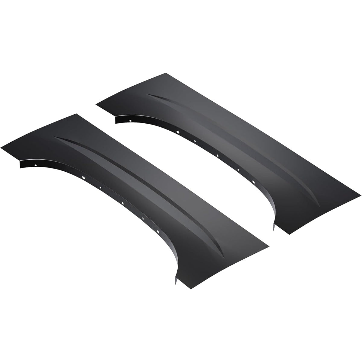Wheel Arch Repair Panel Upper Rear Compatible with 1999-2006 Chevy Silverado GMC Sierra Pair