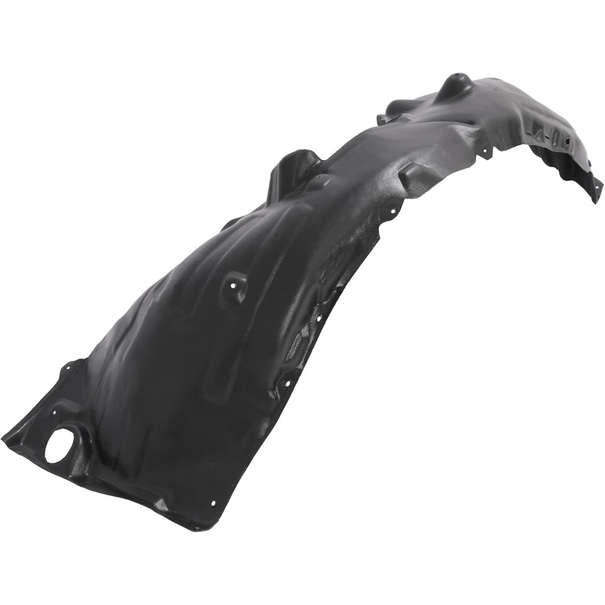 Front Right Inner Fender Liner Compatible with 2018-2024 Toyota Camry SE/XSE/TRD/Hybrid SE/XSE/TRD North American Model w/o Insulation Foam Replace for TO1249214 Plastic(PE) Unfinished Black