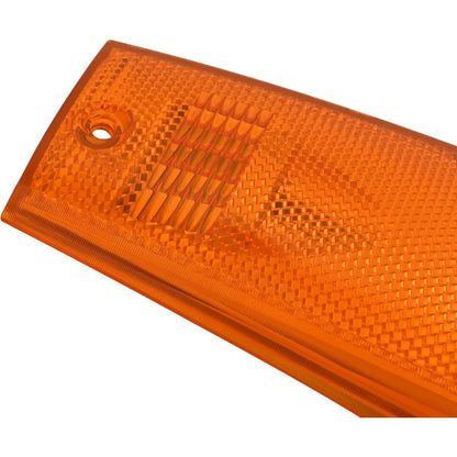 HECASA Pair Side Marker Light Compatible with 1991-1996 Jeep Cherokee Base Classic Country SE Sport Briarwood Laredo Limited Comanche Replacement for CH2551113 CH2550113 Marker Lamp LH&RH Amber Lens