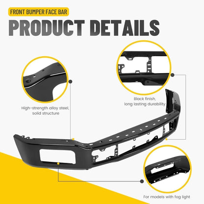 KUAFU 3 PCS Bumper Face Bar Compatible with F150 Fits Models