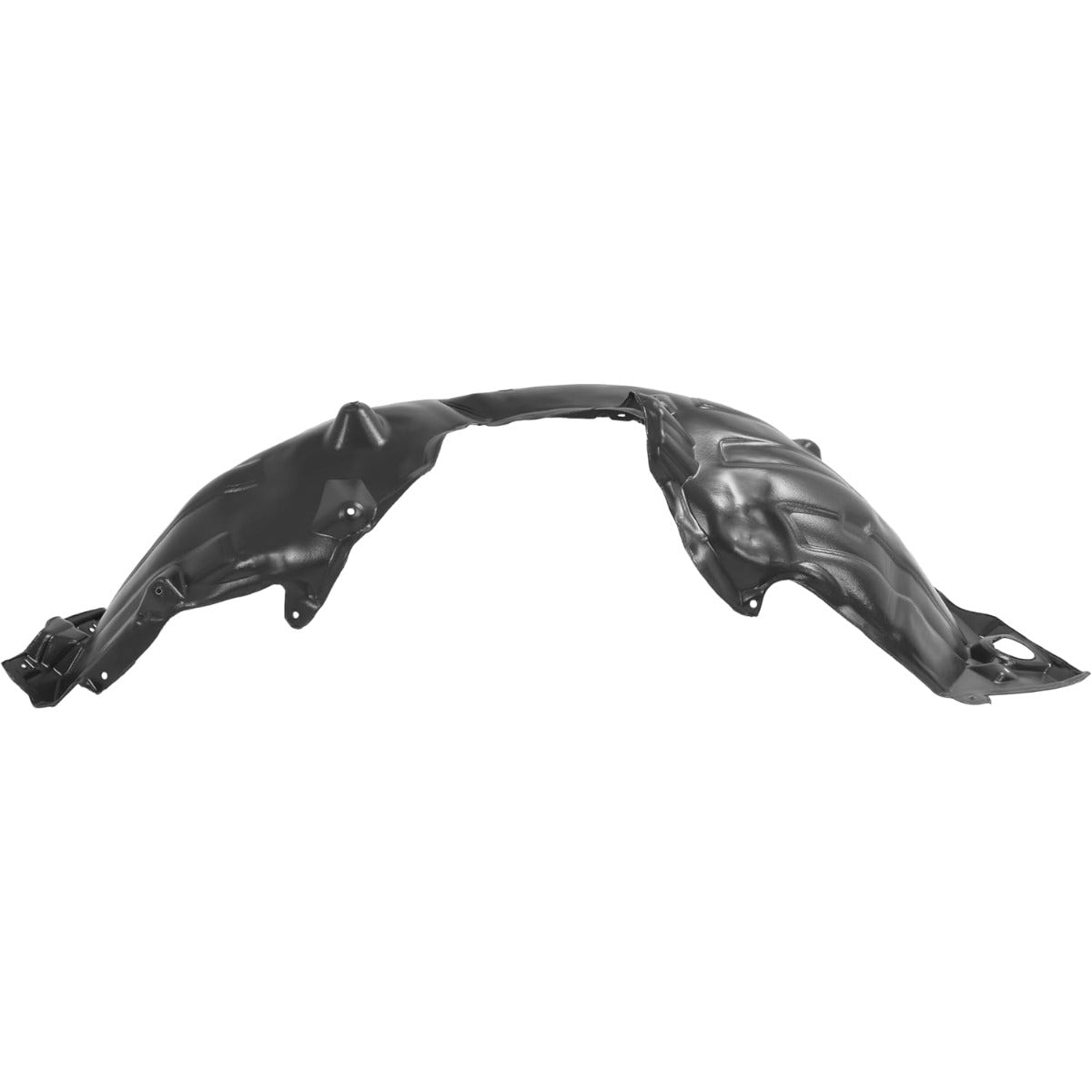 Front Right Inner Fender Liner Compatible with 2018-2021 Toyota Camry L/LE/XLE/Hybrid North America Model Replace for 5380506211 TO1249227 Passenger Side Plastic(PE) Unfinished Black