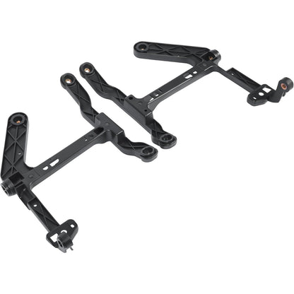 Front Bumper Bracket Compatible with 2013-2018 Dodge Ram 1500 and 2019-2024 Dodge Ram 1500 Classic LH & RH Replacement for CH1061108 68232454AA Plastic(PA6) Black