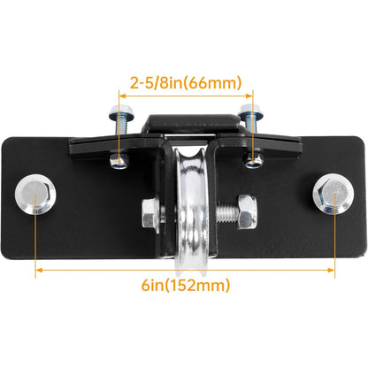 WUTIST Snow Plow Pulley for ATV/UTV Winches with 3" X 6" Wide-Spool Bolt