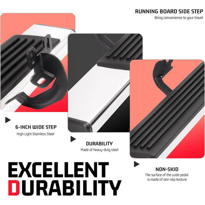 ALMULOO Steps Running Board Compatible with 2004-2014 F-150 Regular Cab