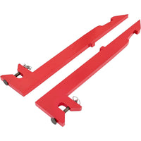 Load image into Gallery viewer, KUAFU Fasthitch to 3 Point Quick Attach Prongs Category 2 Compatible with International Tractor 300 330 340 350 400 450 460 504 560 660 2504 3 Point Fasthitch Steel Red
