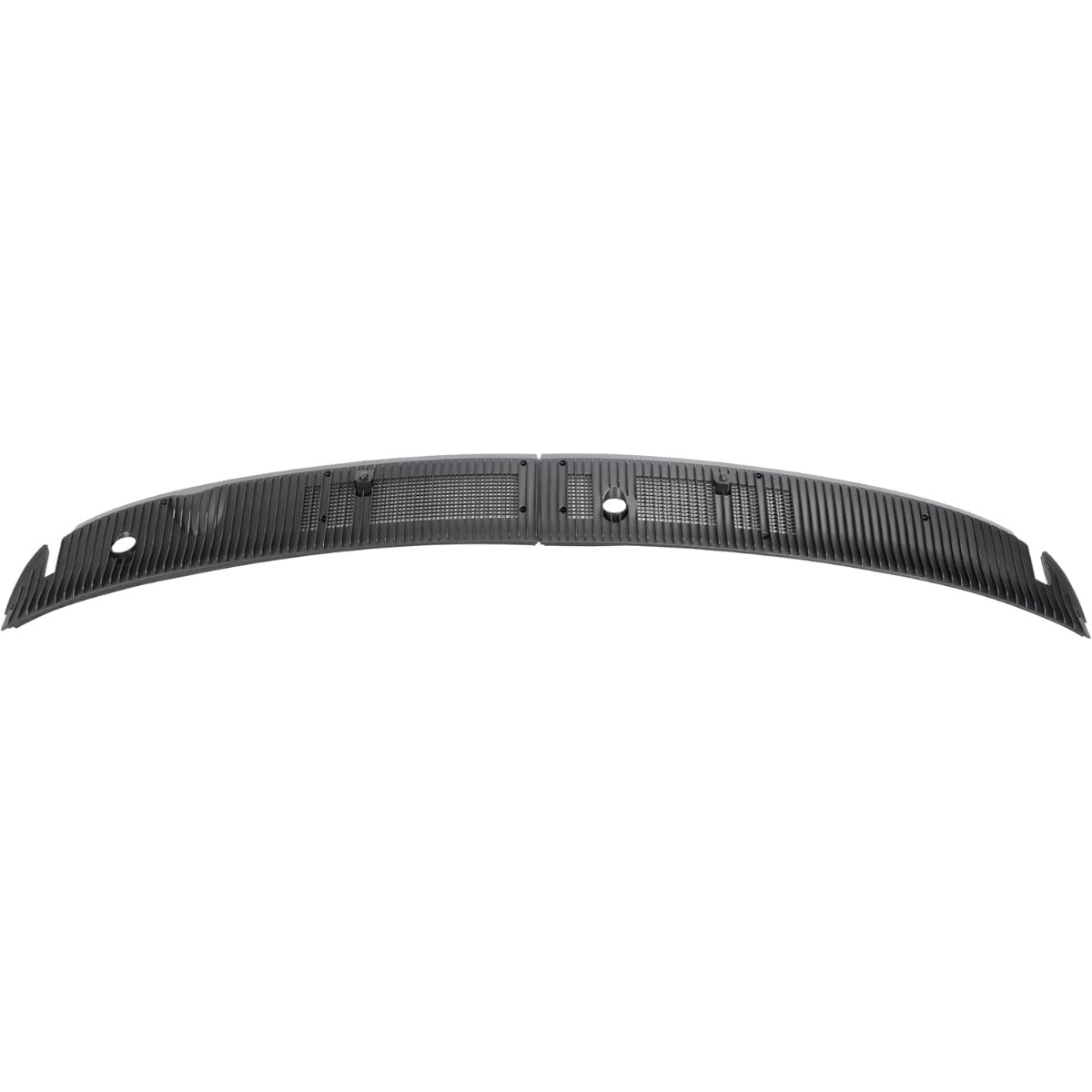 HECASA Front Windshield Wiper Cowl Panel Cover Compatible with 1992-2024 Ford E-Series E-150 E-250 E-350 Replacement for 8C2Z15022A68AA 8C2Z15022A69AA Window Wiper Cowl Panel Vent Grille Plastic Black