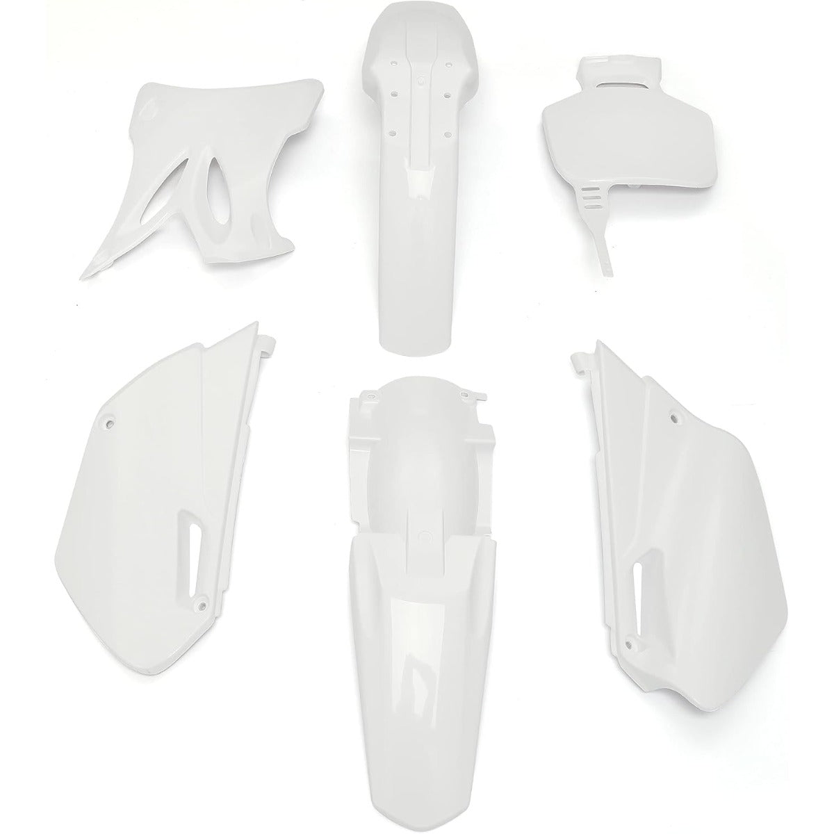 Plastic Fender Fairing Body Kit Compatible With Yamaha YZ85 2002-2014 Dirt Pit Bike Motorcycle Parts Side Cover Body Work -White