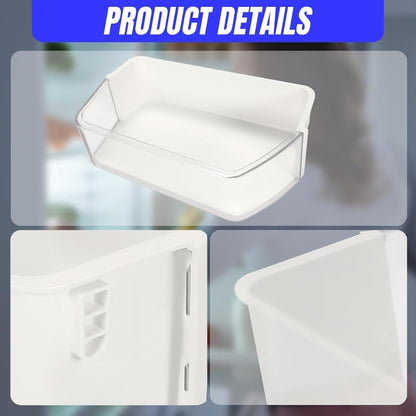 Kojem DA97-12650A Refrigerator Door Shelf Bin Compatible with Samsung Refrigerator Fridge Shelf DA63-07104A AP5620330 Replacement 2PCS