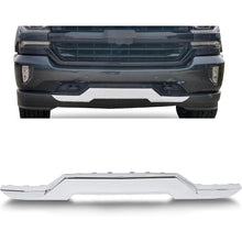 Front Lower Bumper Skid Plate Compatible with 2016-2019 Chevy Chevrolet Silverado 1500 23243083 GM1044128 Bumper Valance Panel Cover Impact Face Bar Chrome
