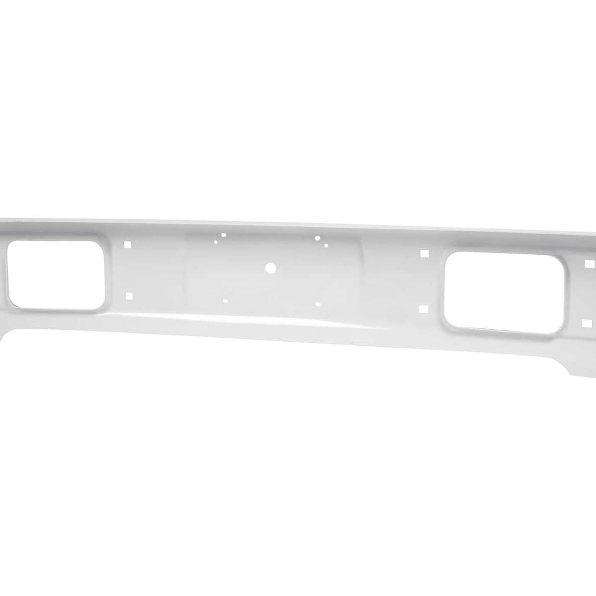 ALMULOO Front Bumper Compatible with 1992¨C2003 Isuzu NPR/NQR/NRR Trucks Heavy Duty Steel White