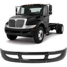 ALMULOO Front Bumper Heavy Duty Steel Compatible with 2002-2015 International 4200 4300 4400 Base 2008-2014 8600 TranStar Base 2013 Durastar Base Replacement for 3664017C3 Powder Coated Black