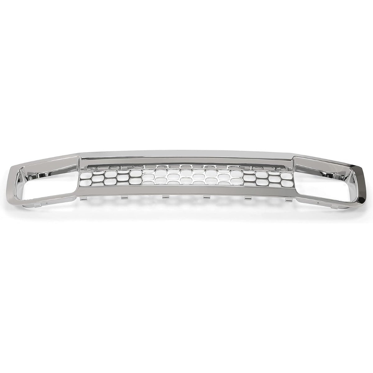 Front Bumper Lower Grille Compatible with 2011-2014 GMC Sierra 2500HD 3500HD Replacement for GM1036166 25832387 Denali Style Chrome Silvery