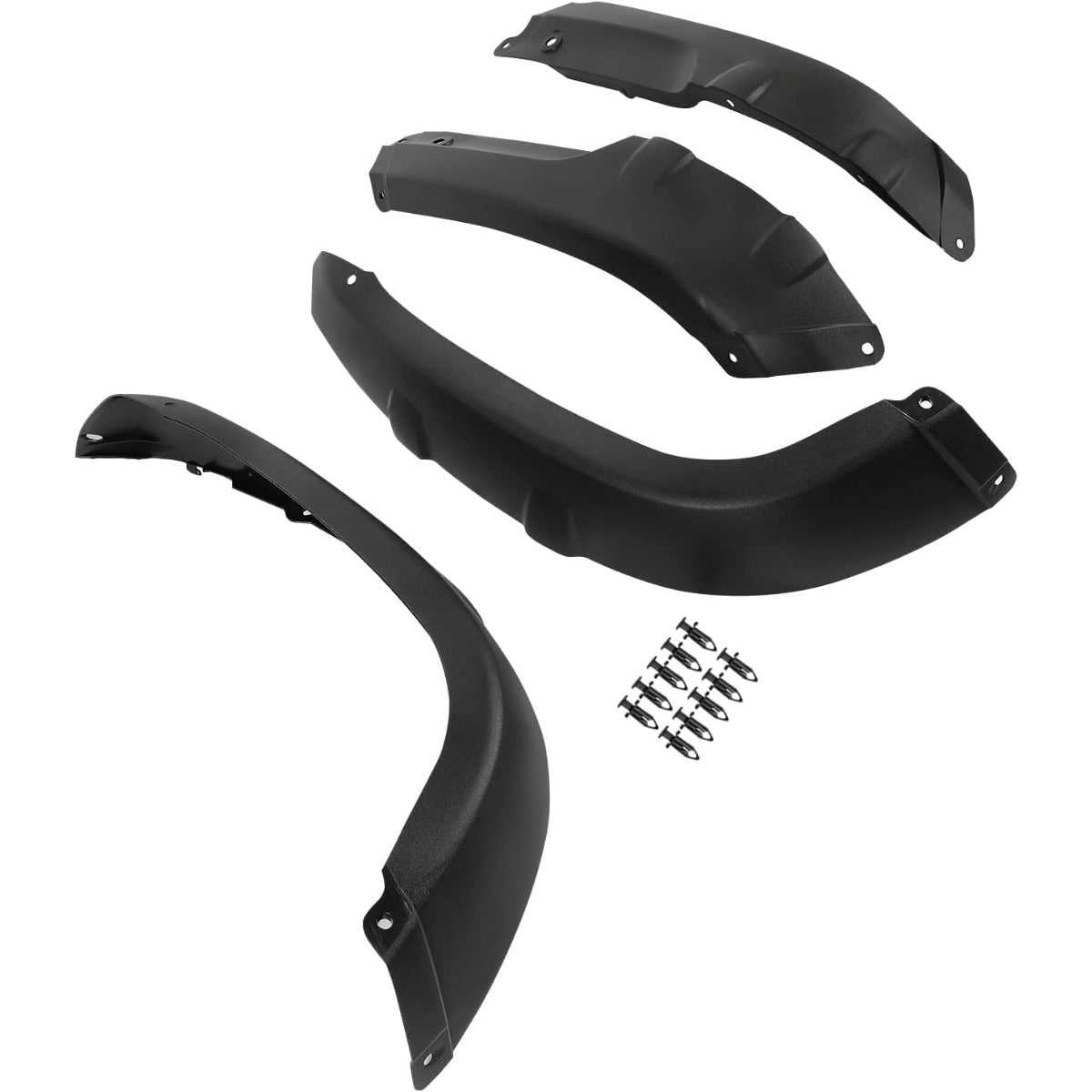 Mud Guard 4Pcs for  2005-2011 Honda TRX500FE 2005-2014 TRX500FA Fourtrax Foreman Rubicon 500 Fender Flares Black Plastic