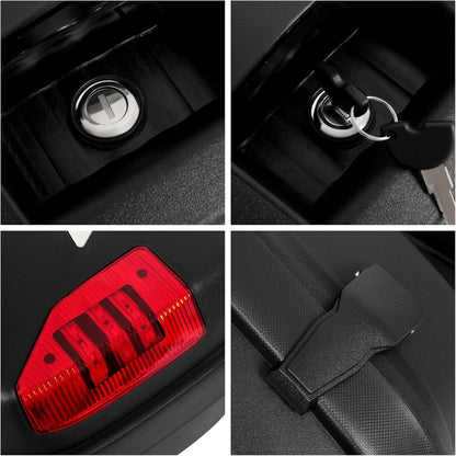 Hard Saddle Bag Trunk With Lights Locks   for  Can-am Spyder ROADSTER RS ST Honda Street 28L