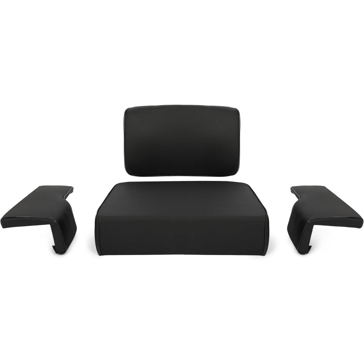 Seat Set Compatible with John Deere Crawler Dozer 350 350B 350C 450 450B 450C 550 Tractor Seat Cushion Black 4 Pcs