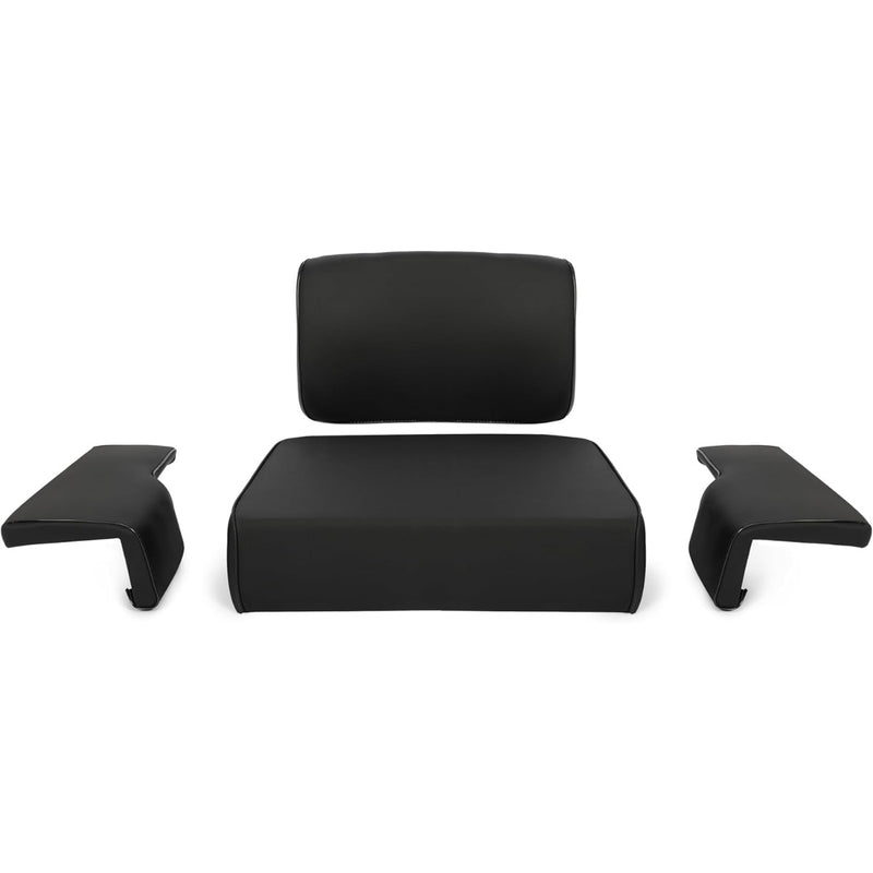 KUAFU Seat Set Compatible with John Deere Crawler Dozer 350 350B 350C 450 450B 450C 550 Tractor Seat Cushion Black 4 Pcs