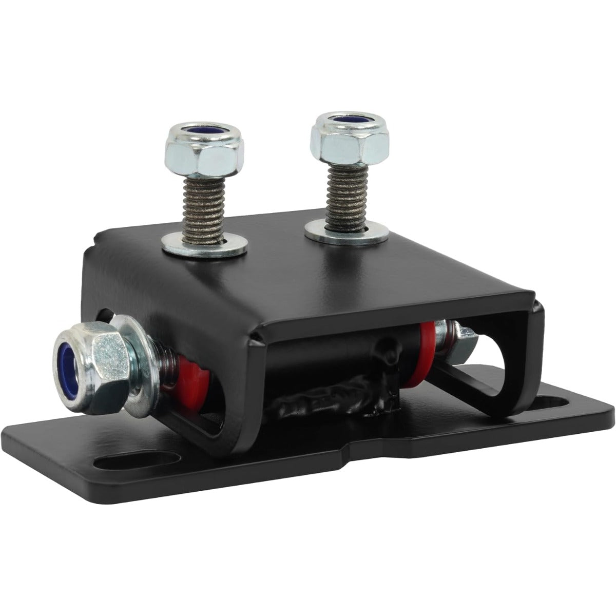 Transmission Bracket Compatible with Most GM RWD Vehicles and transmissions (Manual or Automatic), and Transmission crossmembers that Accept a Dual Stud Pattern with a 1-1/2″ Center spacing