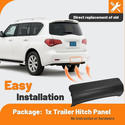 KUAFU Trailer Hitch Cover Compatible with 2011-2017 Infiniti QX56 QX80