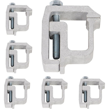 Mounting Clamps Truck Caps Camper Shell Compatible with Toyota Chevrolet Chevy Ford Dodge Ram Gmc Sierra Dakota Ram 1500 2500 3500 F150 F250 Heavy Duty Aluminum 2 Packages