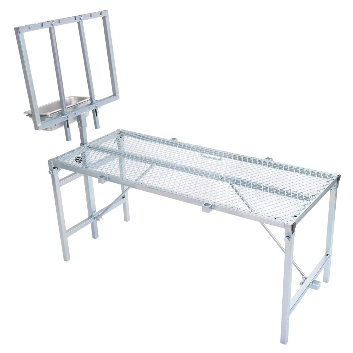 HECASA Sheep Milking Stand Livestock Feeder Rack Adjustable Headpiece