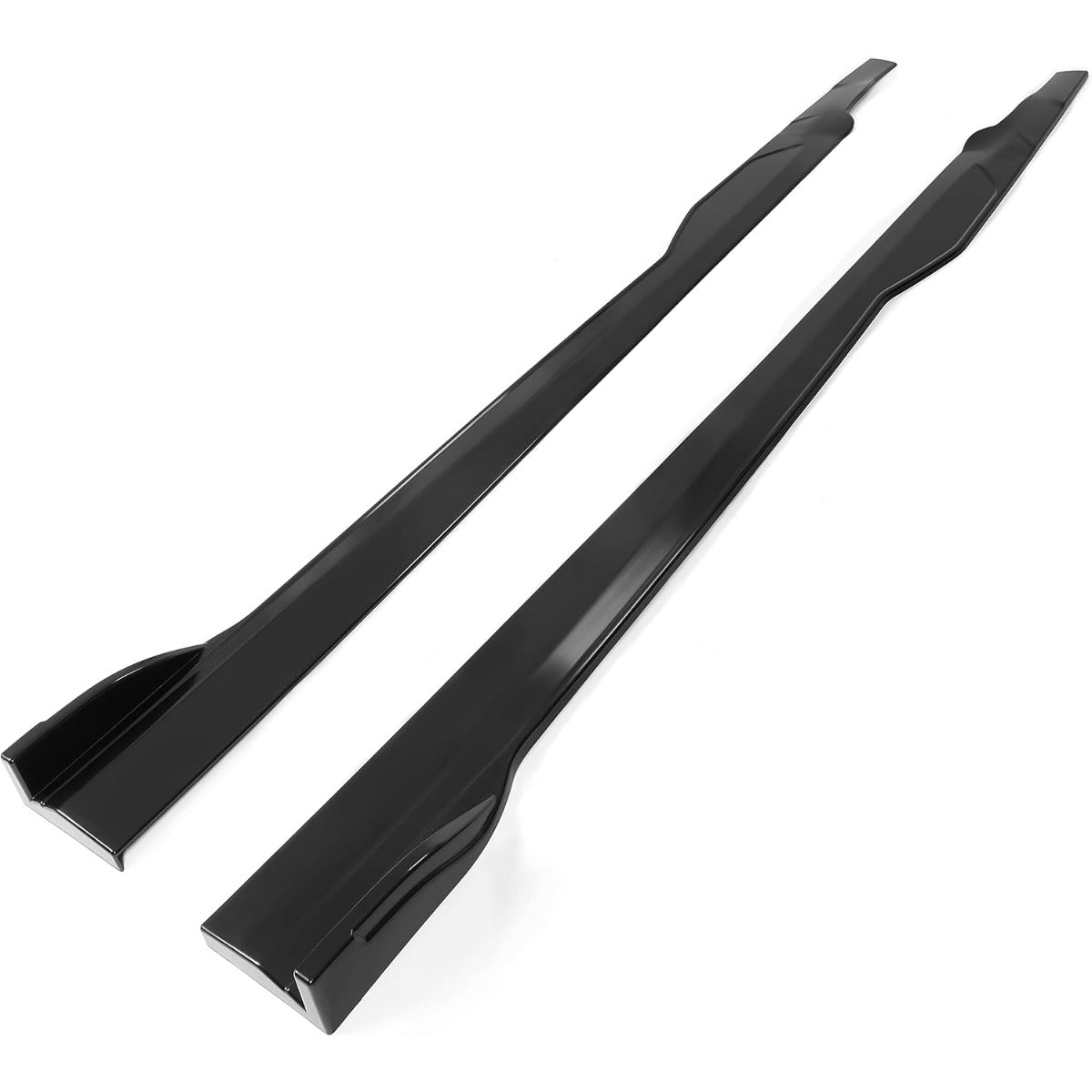Side Skirts Compatible with 2015-2023 Dodge Charger SRT Daytona Scat Pack R/T 392 GT Rocker Panels Guard Extension Body Kit ABS Plastic Unpainted Black Pair