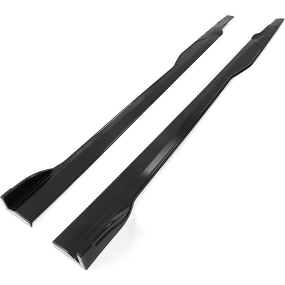 Side Skirts Compatible with 2015-2023 Dodge Charger SRT Daytona Scat Pack R/T 392 GT Rocker Panels Guard Extension Body Kit ABS Plastic Unpainted Black Pair