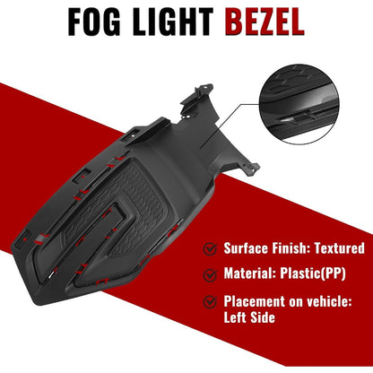 HECASA Fog Light Bezel Compatible with Explorer/Police Interceptor Utility