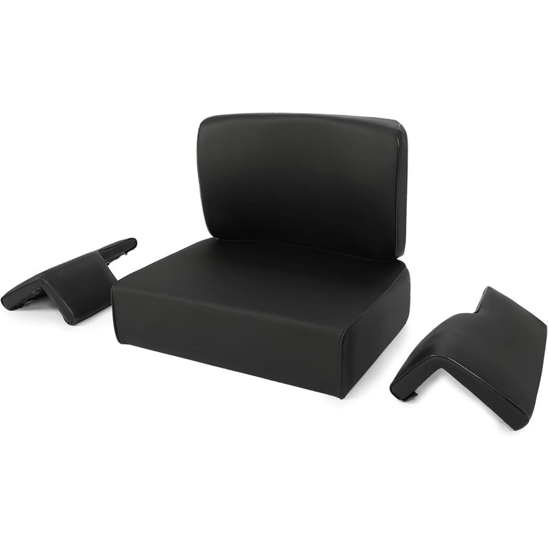 KUAFU Seat Set Compatible with John Deere Crawler Dozer 350 350B 350C 450 450B 450C 550 Tractor Seat Cushion Black 4 Pcs