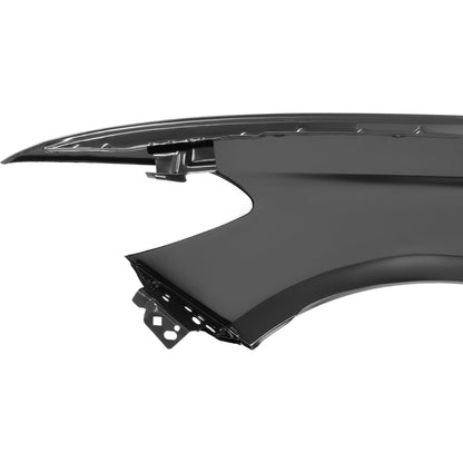 HECASA Front Right Fender Compatible with 2017-2020 Ford Fusion/Police Responder Replacement for HS7Z16006A FO1241305 110-02829R Steel Wheel Fender Panel Electrophoresis Black Passenger Side