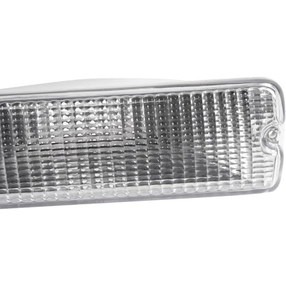 HECASA Pair Turn Signal Light Compatible with 1991-1993 Dodge D150 D250 D350 W150 W250 W350 Ramcharger Running Light Signal Lamp Replacement for CH2520106 CH2521106 Driver & Passenger Side Clear Lens