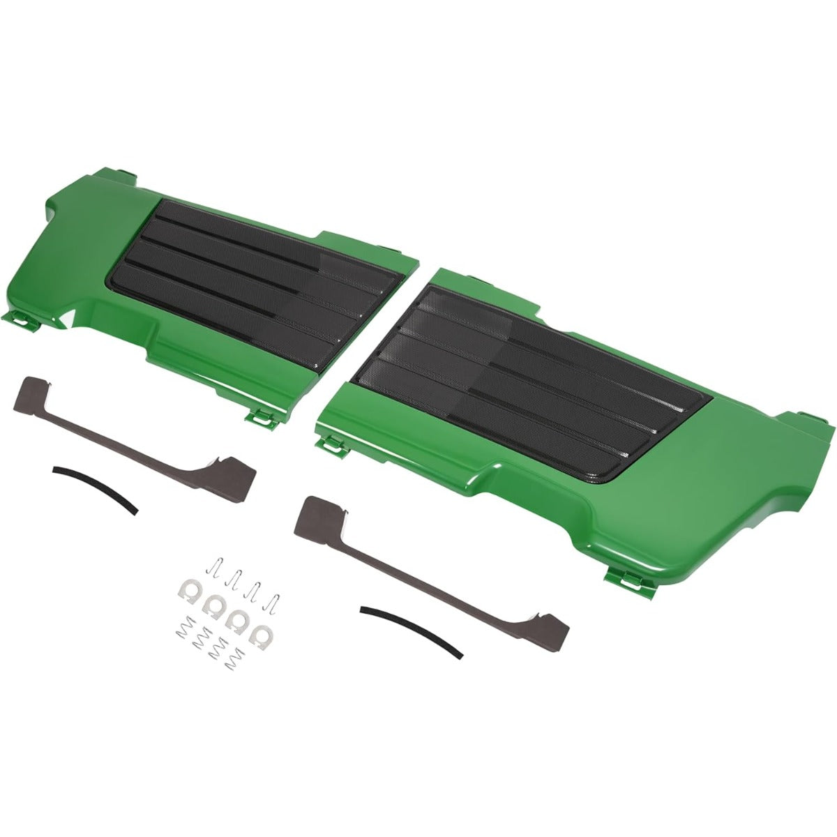 Tractor Side Panels and Grille Compatible with John Deere 4200 4300 4400 Replacement for LVU10564 LVU10565 w/Foam Panel Clip