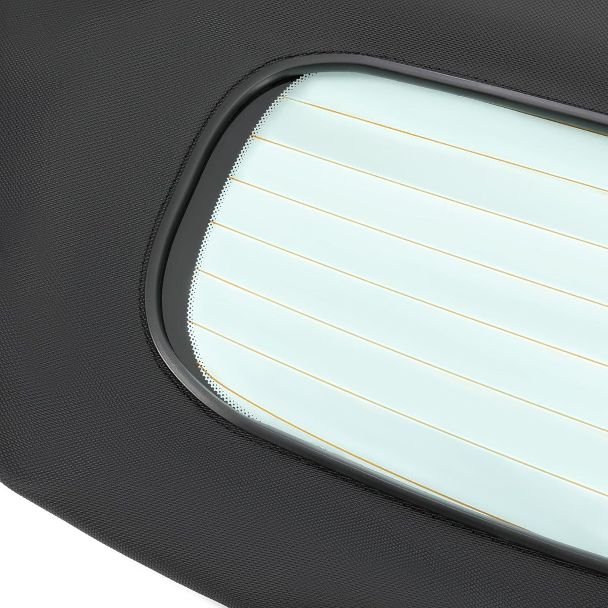 Convertible Soft Top for 2003-2009 Nissan 350Z, Black Color with Clear Heated Glass Window, Sailcloth Vinyl Soft Roof Replacement