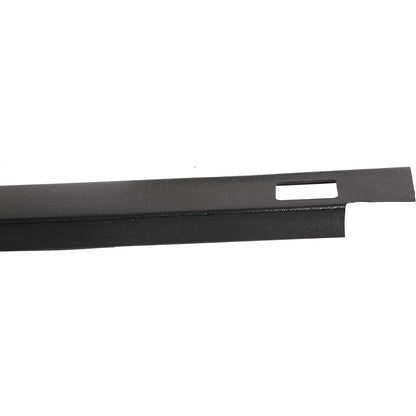 ALMULOO 6'4" Truck Bed Side Rail Cover Compatible with 2002-2008 Dodge Ram 1500 2003-2009 Dodge Ram 2500 3500 Plastic Black Rail Caps Protector Molding w/Stake Pocket Hole