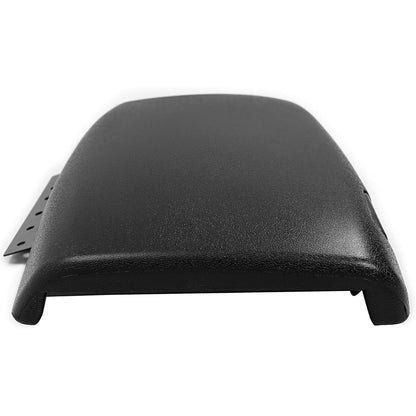 KUAFU Center Console Lid Armrest Door Compatible with 1997-2002 Pontiac Firebird/Chevy Chevrolet Camaro w/Button & Hinge Replacement for 10273748 10423155 Black ABS Plastic