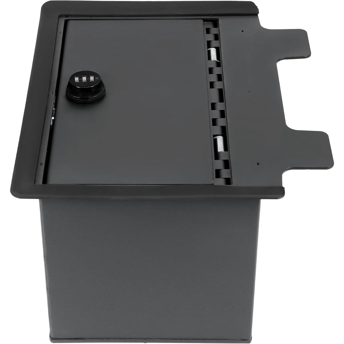 KUAFU Center Console Safe Gun Box Compatible with 2019-2023 Chevy Chevrolet Silverado GMC Sierra 1500 2500 3500 Replacement for 84081567 Console Organizer Locking Storage with 3-Digit Combo Password