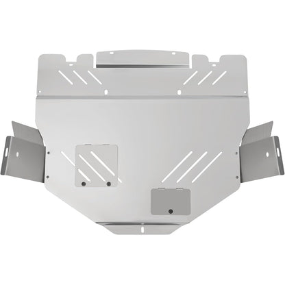 Engine Splash Shield Compatible with 2015-2021 Subaru STI Front Lower Engine Skid Plate Aluminum Silvery